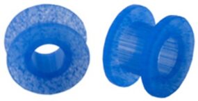 Korvaputki, Collar Button, fluoroplastic, 1,0 mm, 1,25 mm tai 1,50 mm