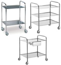 Instrumenttipöydät, teräs