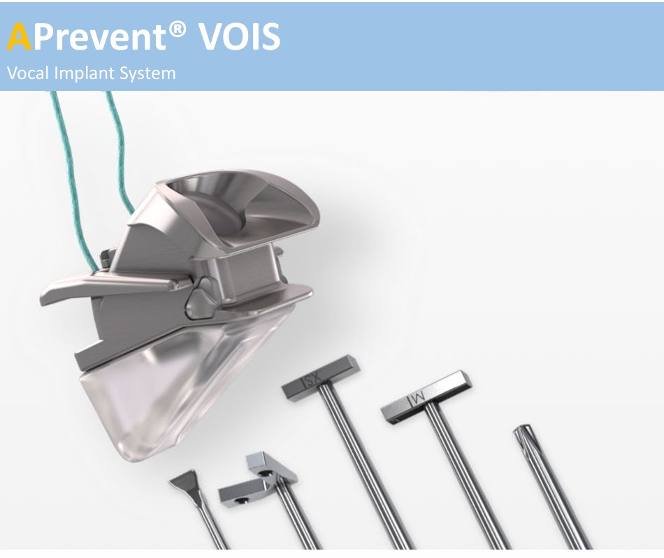 APrevent® VOIS, äänihuuli-implanttijärjestelmä