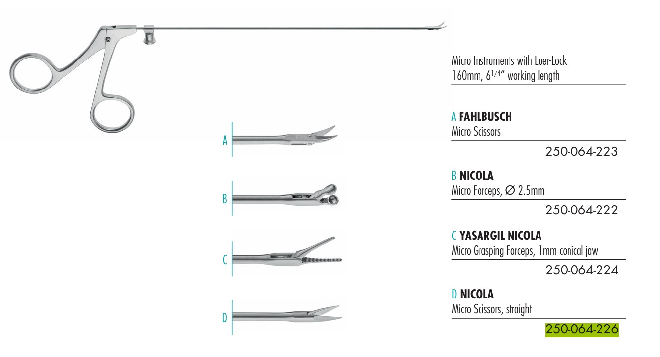 Mikrosakset ja -pihdit